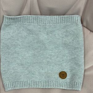 H&M Cozy Knit Tube Scarf with Bear Patch